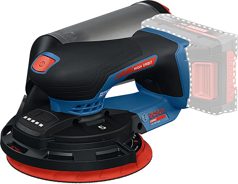 Bosch expert accu excenterschuurmachine exex18v-150-5 naked