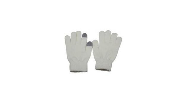 No Name Dot Touch Screen Handschoen Wol Wit Maat ML