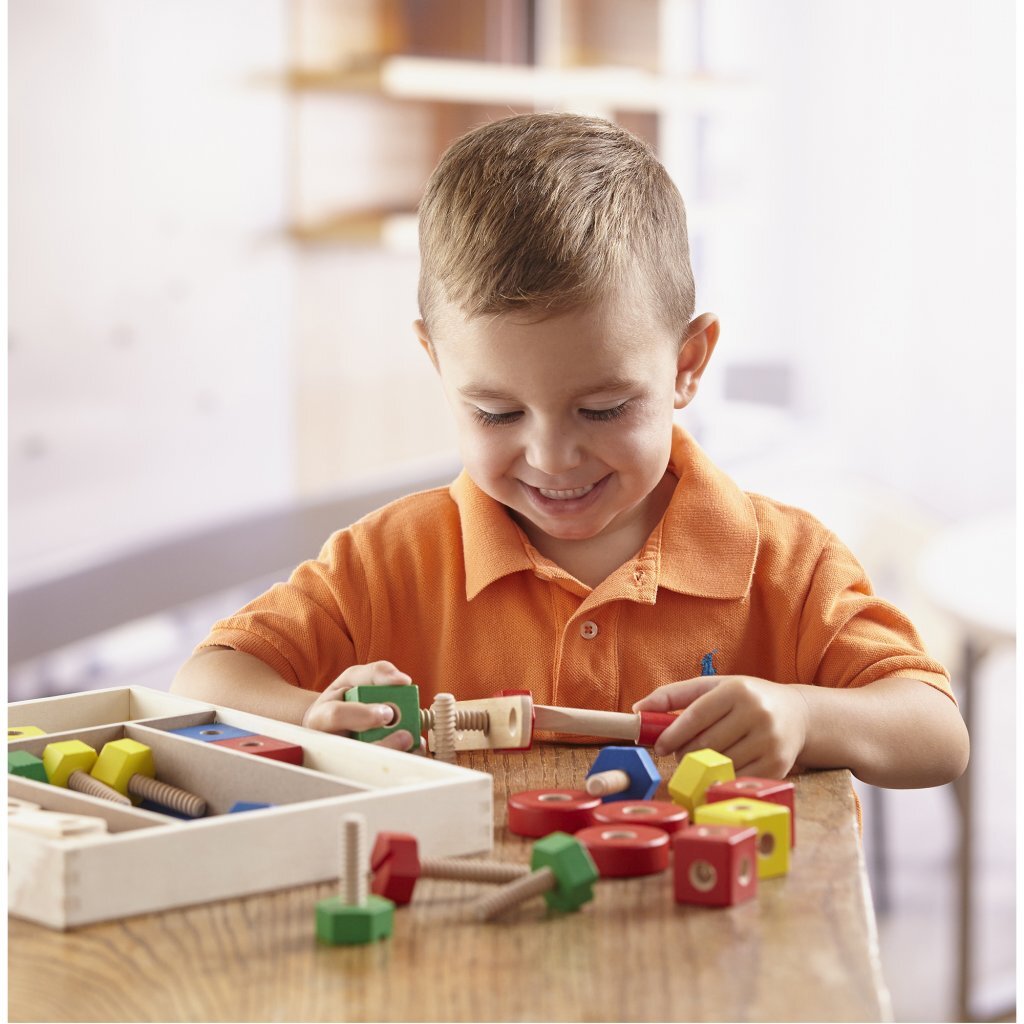 Melissa doug houten constructieset 48-delig