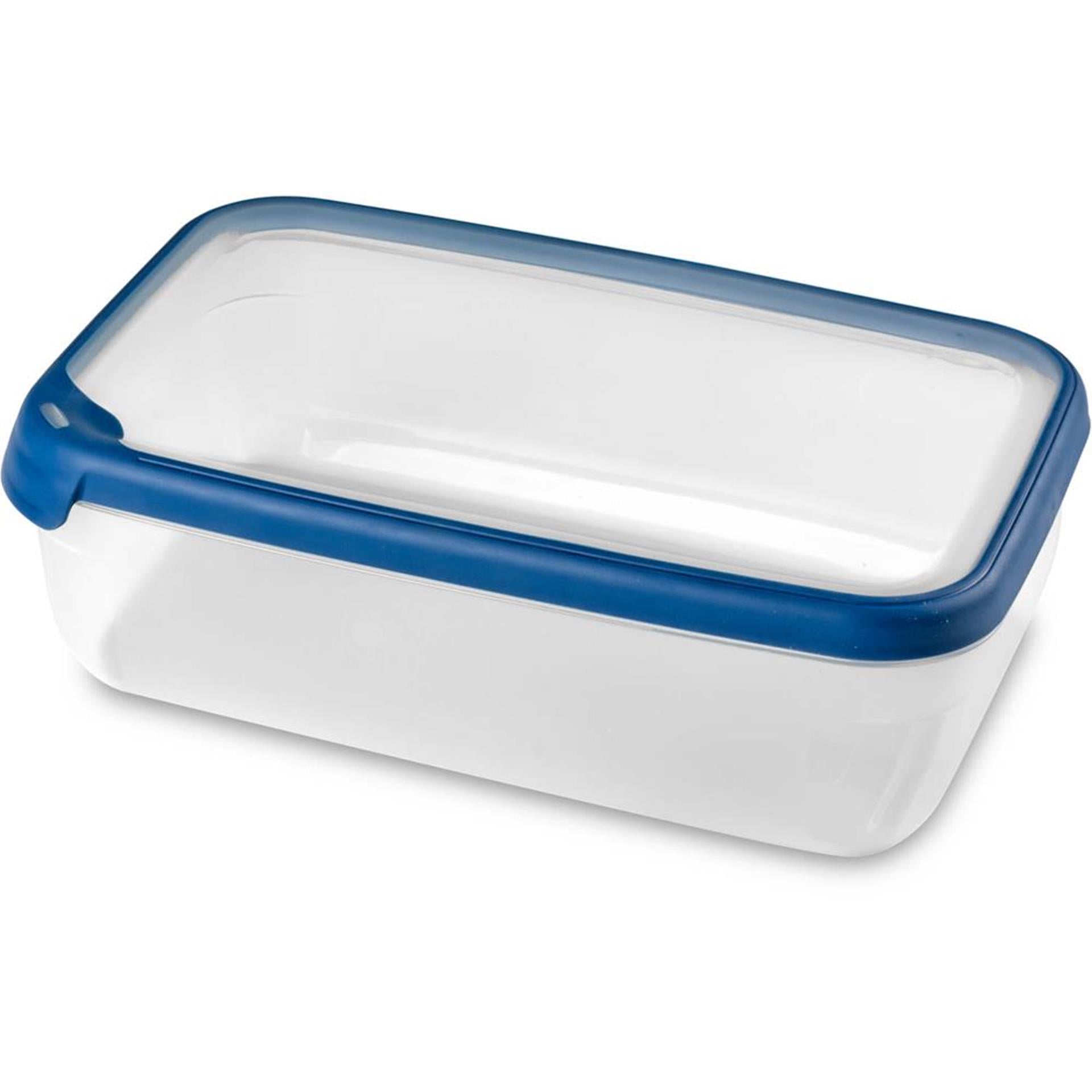 Curver grand chef vershoudbak rechthoekig 4l transparant donkerblauw