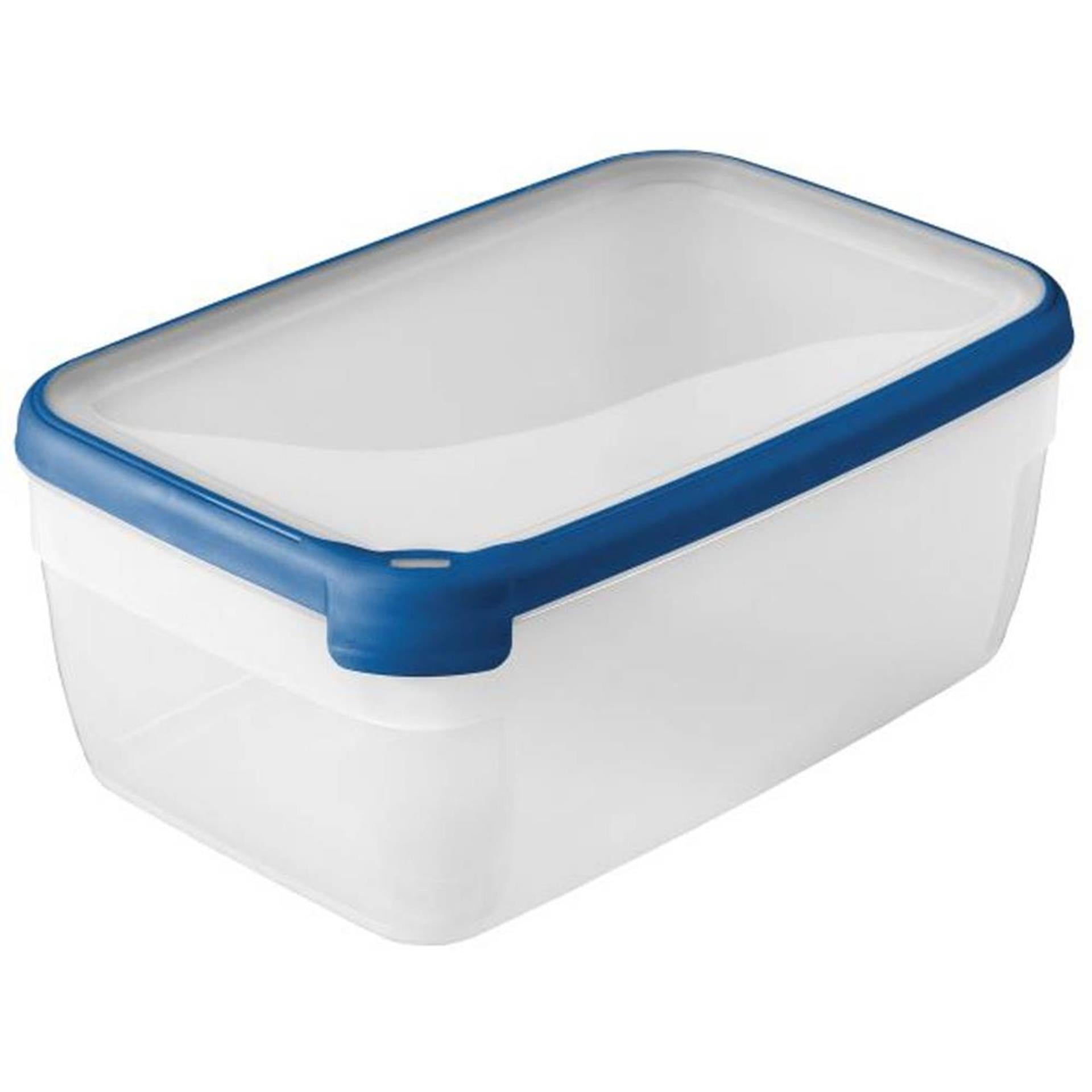 Curver grand chef vershoudbak rechthoekig 5,4l transparant donkerblauw