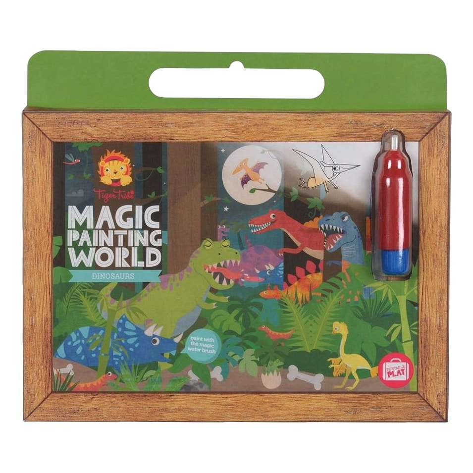Dam magisch schilderen - dinosaurus