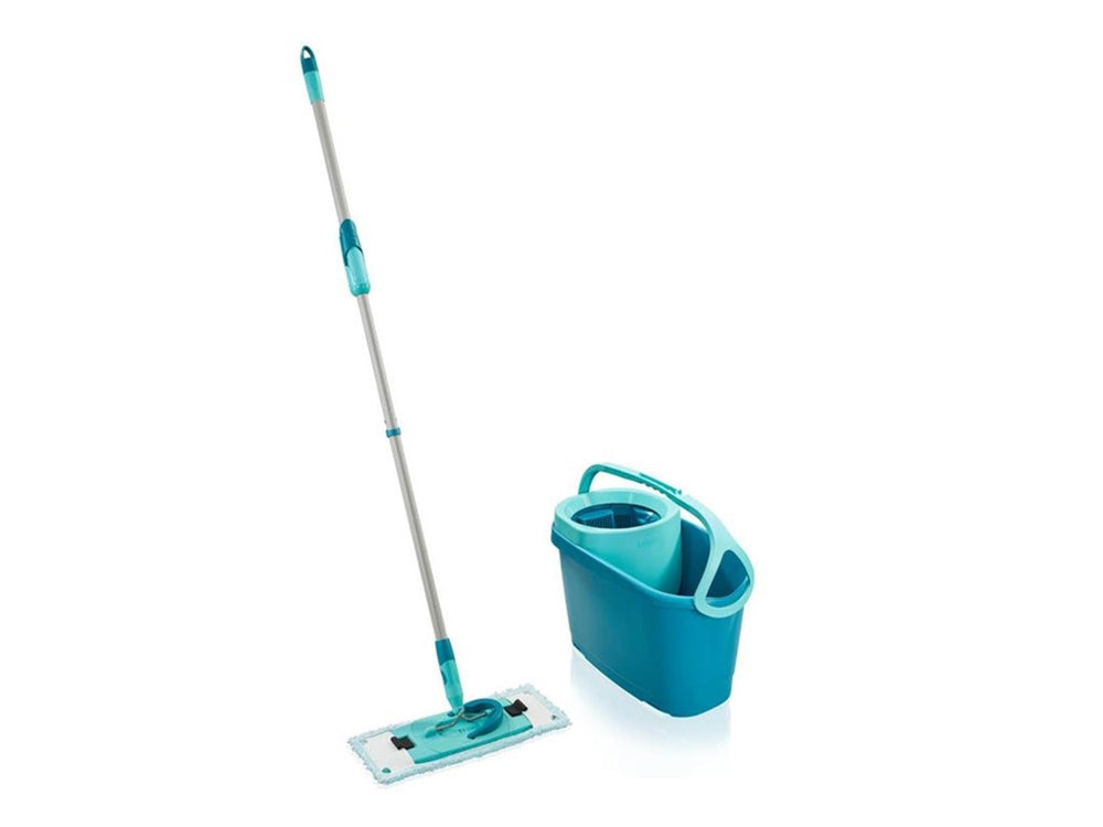 Leifheit vloerwisser clean twist m klittenband ergo - 33 cm dweilset compleet