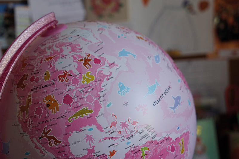 Sfeer nr-0331imim-nl wereldbol denkbeeldig 30 cm met verlichting