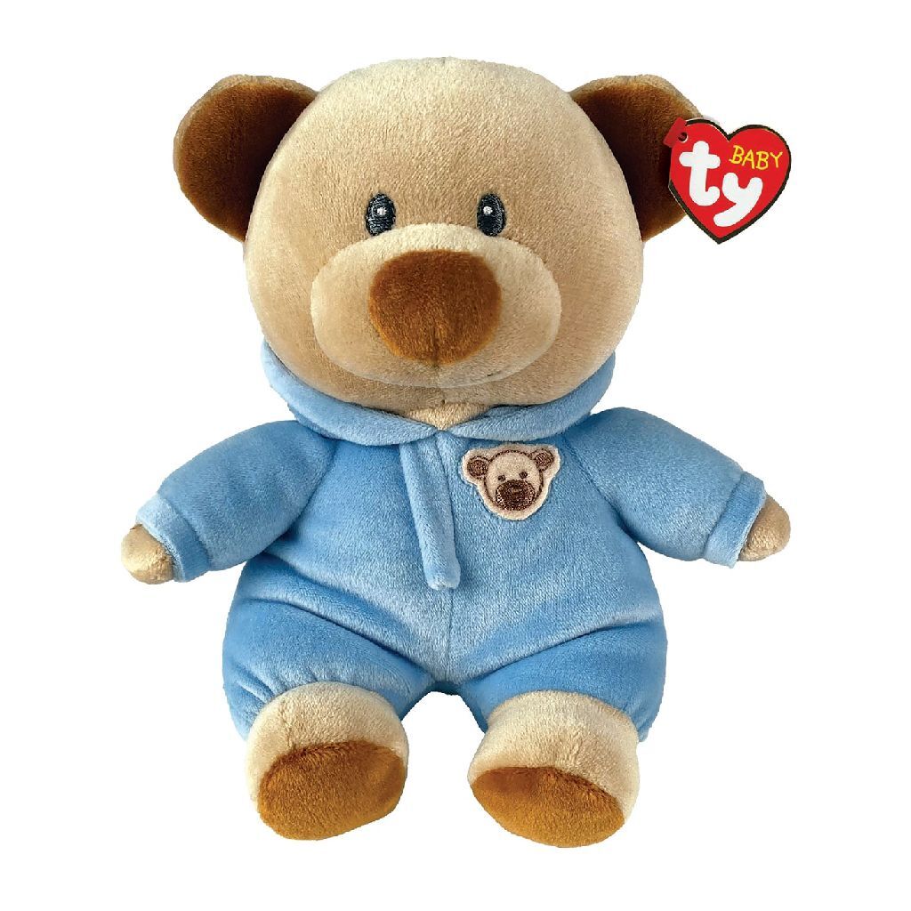 TY TY Babyknuffel Pyjamabier 15 cm Blauw
