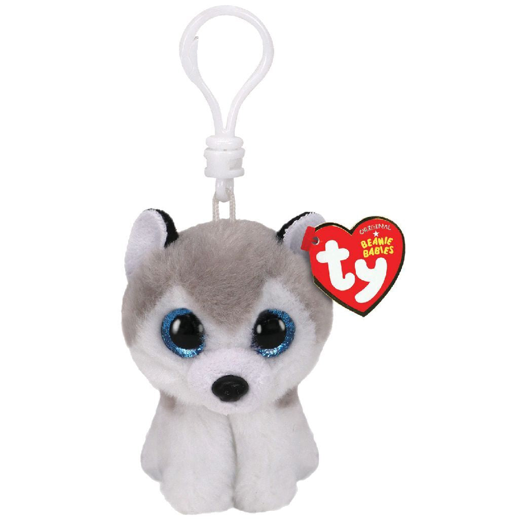 Ty beanie babyclip husky knuffel buff 7 cm