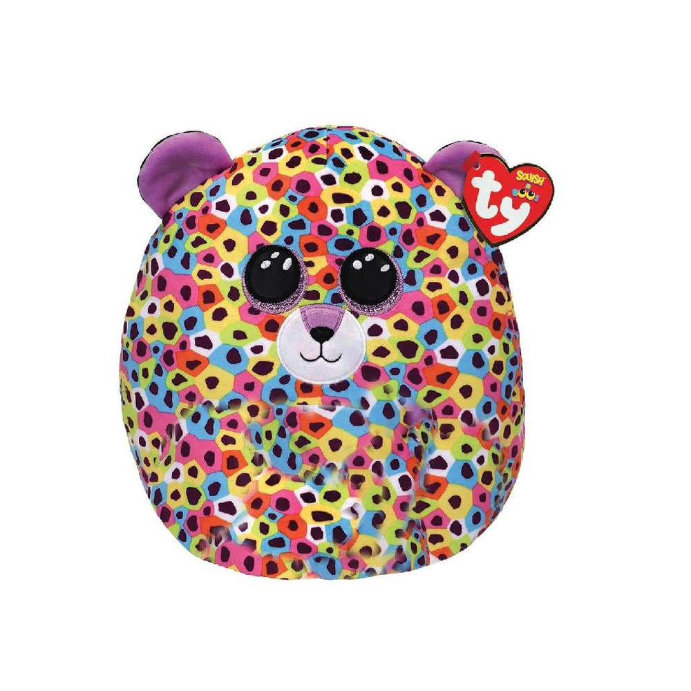 Ty squish a bookussen knuffel luipaard giselle 23 cm