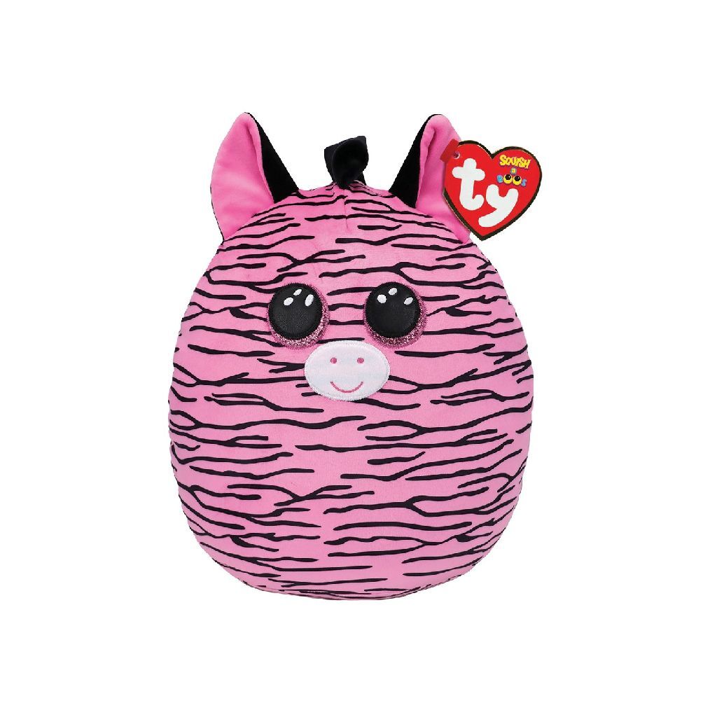 Ty squish a bookussen knuffel zebra zoey 23 cm