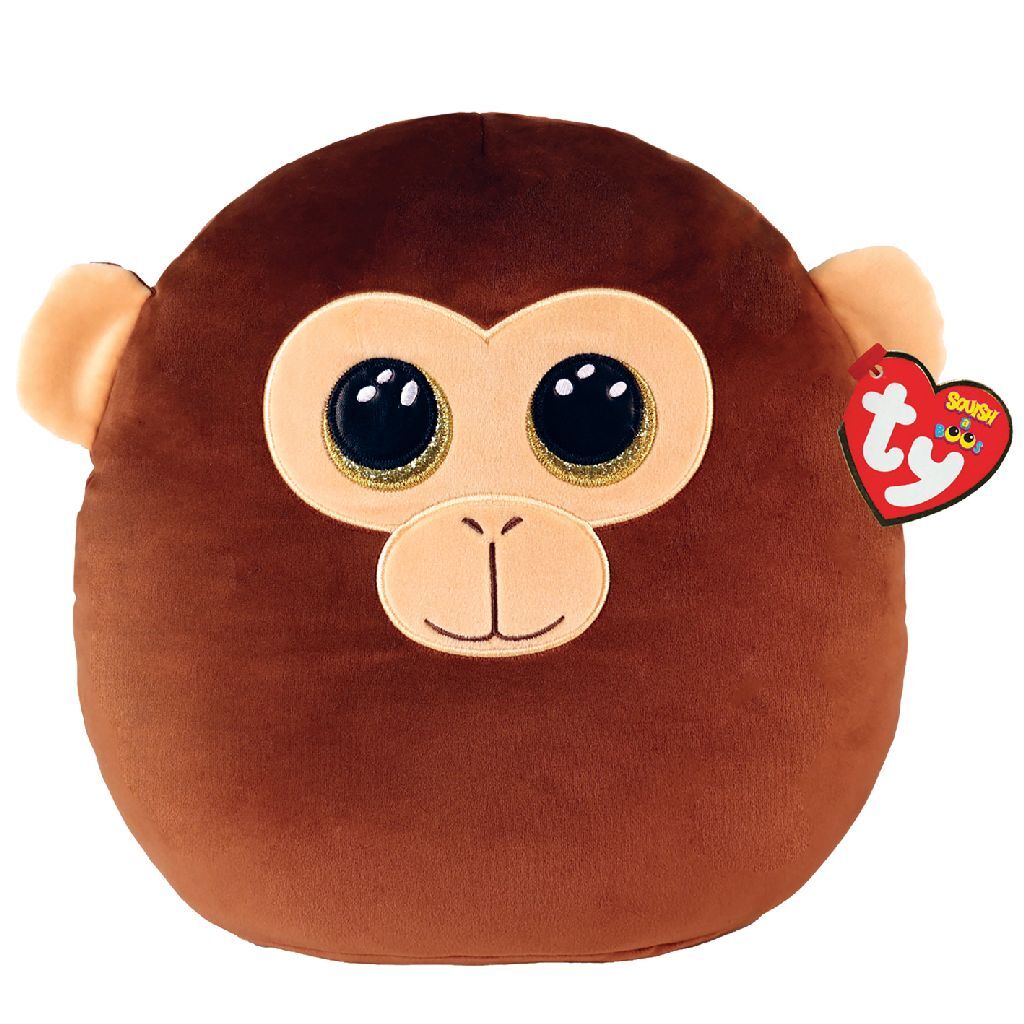 Ty beanie ty squish a boo dunston bruine aap, 31 cm