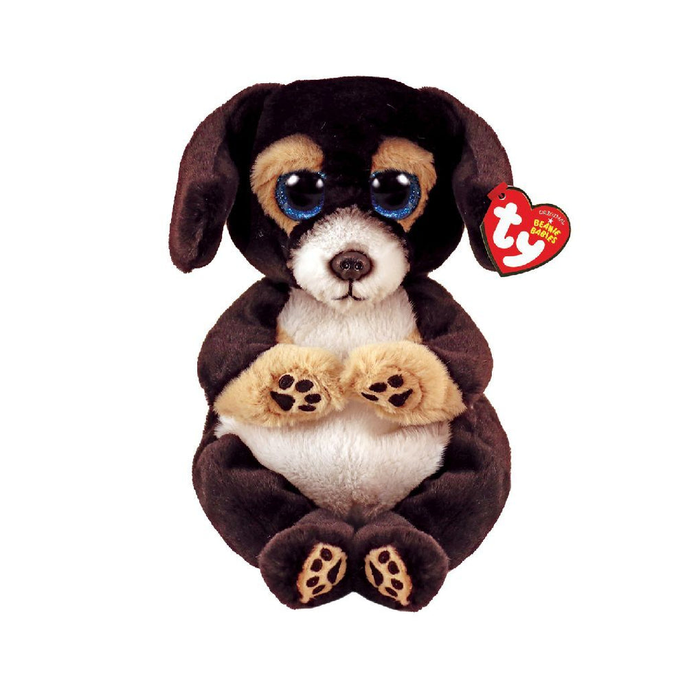 Ty Beanie Baby's Bellies Ranger Zwarte Hond, 15cm