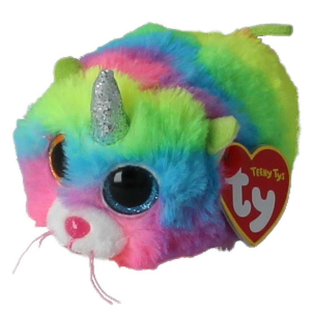 Ty beanie ty teeny ty's heather kat, 10 cm
