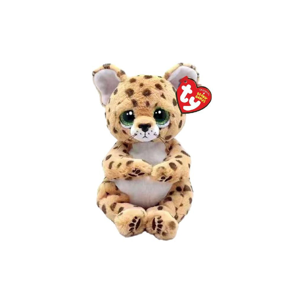 Ty beanie babies buikjes lloyd luipaard, 15cm