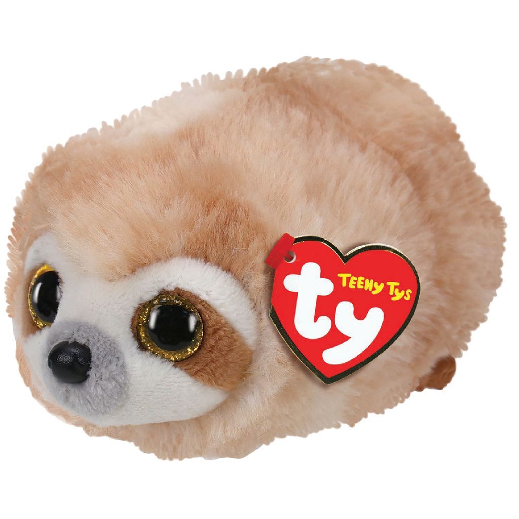 Ty teeny s luiaard knuffel hangertje 10 cm