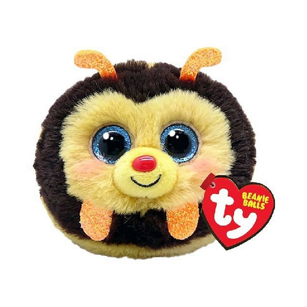 Ty beanie ty teeny puffies zinger bee, 10 cm