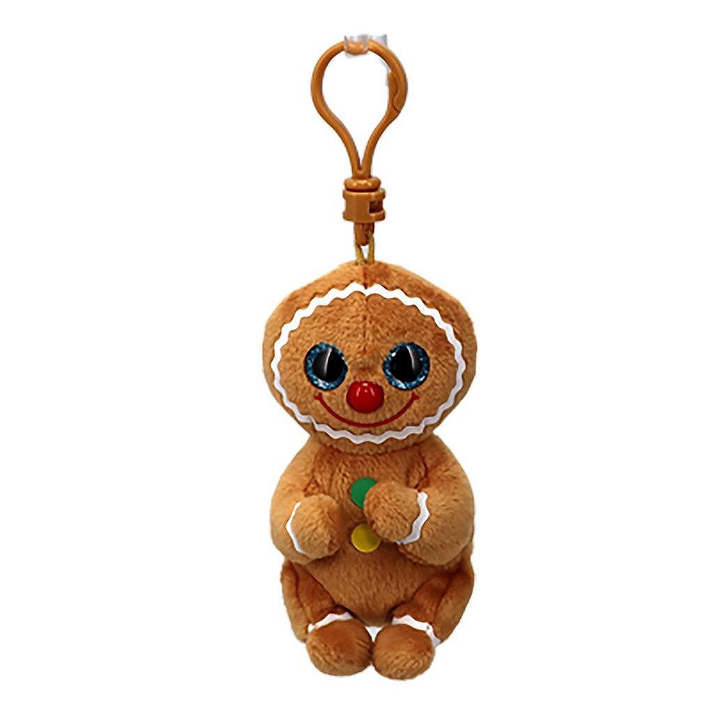 Ty beanie boos clip kerst knuffel koekje 15 cm