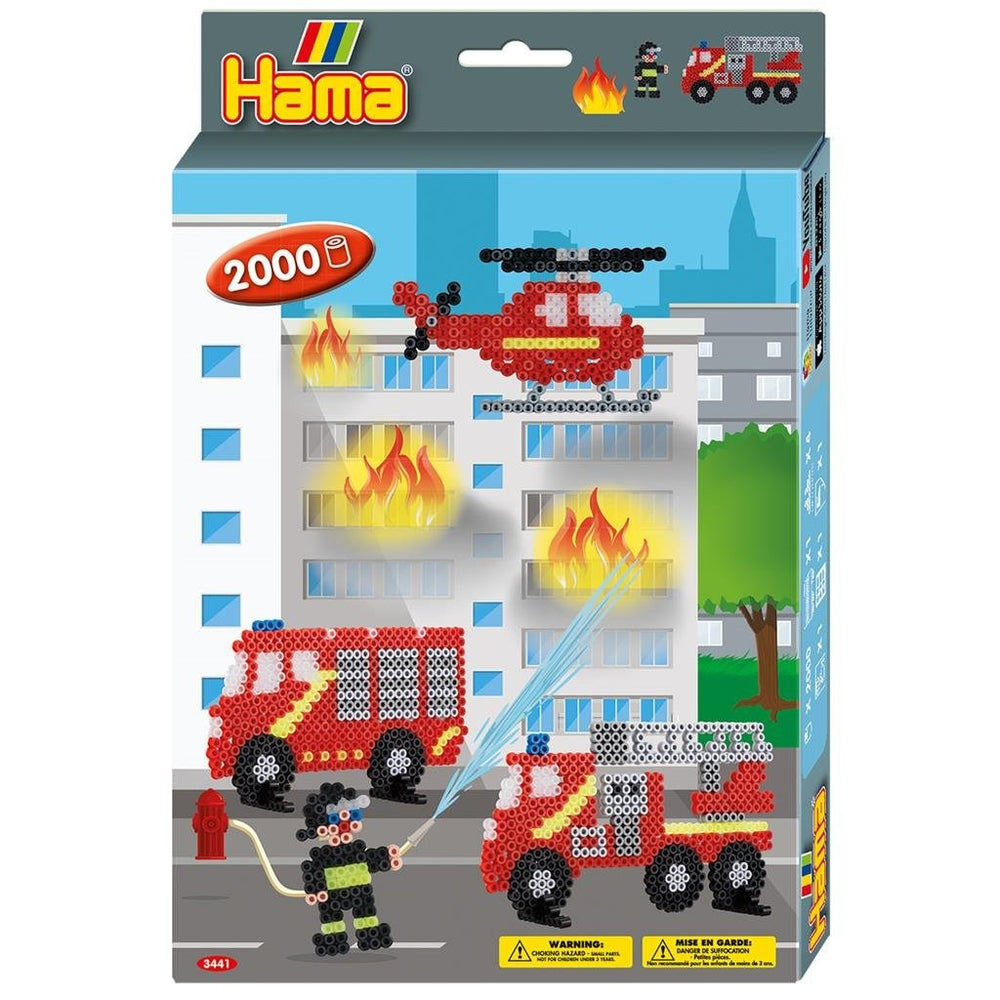 Hama strijkkralenset ‘brandweer’ – 2000 multicolor kralen