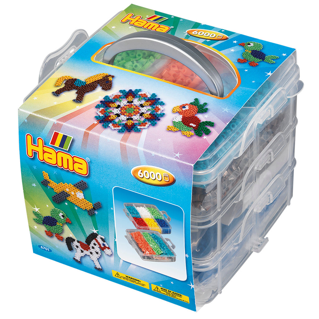 Hama strijkkralen storage box small 6000 stuks