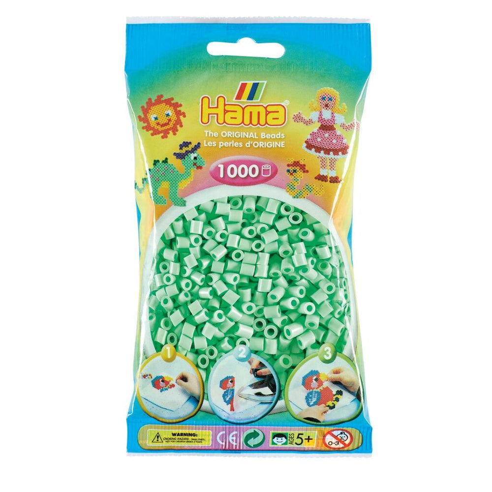 Hama strijkkralen mint pastel 1000 stuks