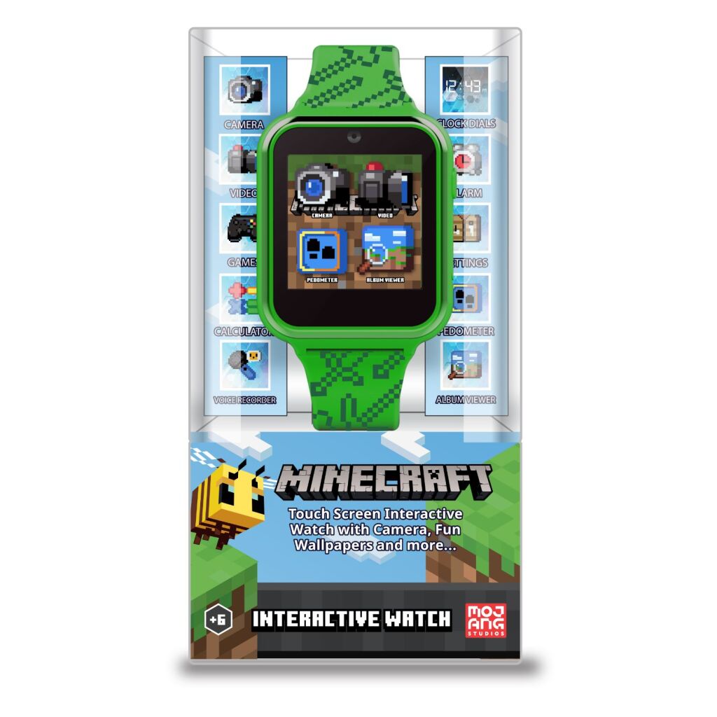Accutime minecraft interactief horloge groen