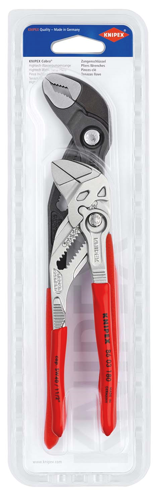 Knipex tangen-set 00 31 20 v03 tangenset (rood zwart, 2-delig)
