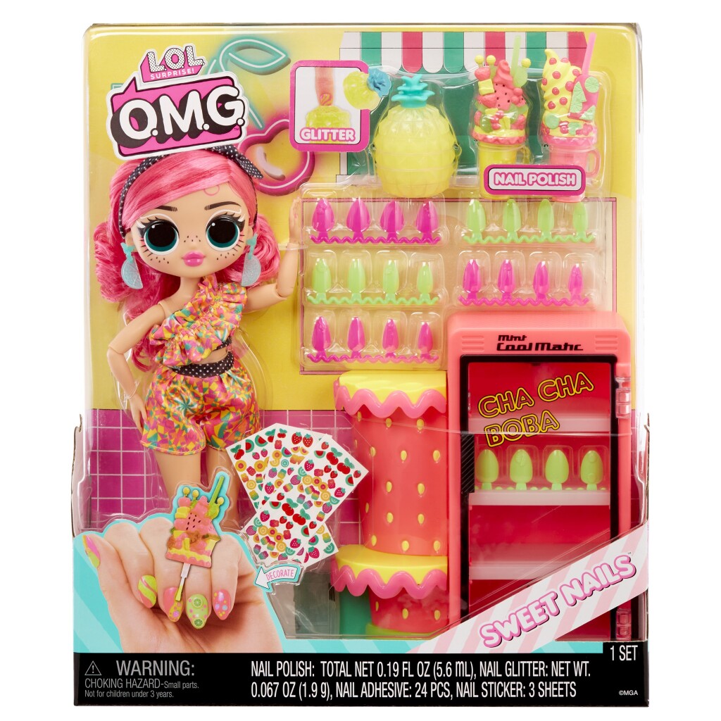 MGA Entertainment Verrassing! OMG Zoete Nagels Pinky Pops F