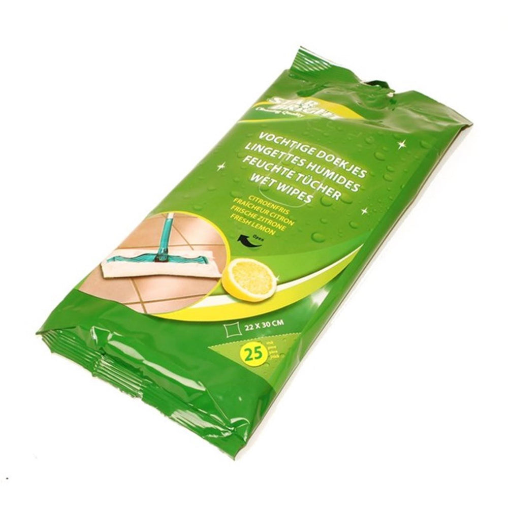 Starbright vochtige doekjes citroen 25pcs 30x22cm