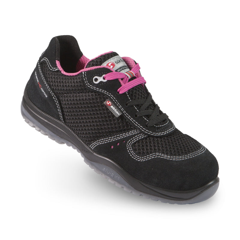 Sixton peak 91294-04 timba lg s1p esd zwart roze - maat 35 - 00.091.009.35