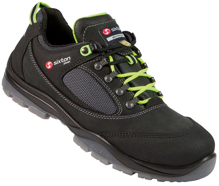 Sixton peak 93343-00 swing lg s3 esd zwart lime - maat 46 - 00.091.012.46