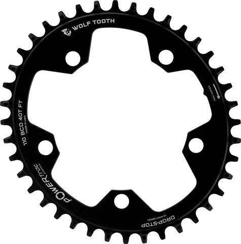 Wolf tooth components elliptical 110 bcd gravel cx road chainring