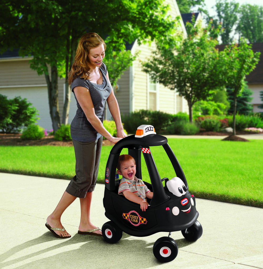 Little tikes cozy coupe zwarte taxi loopauto