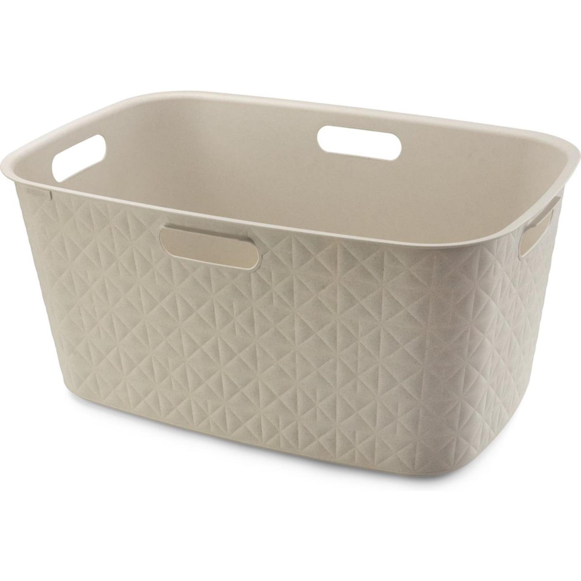 Curver softex wasmand 45l krijtwit