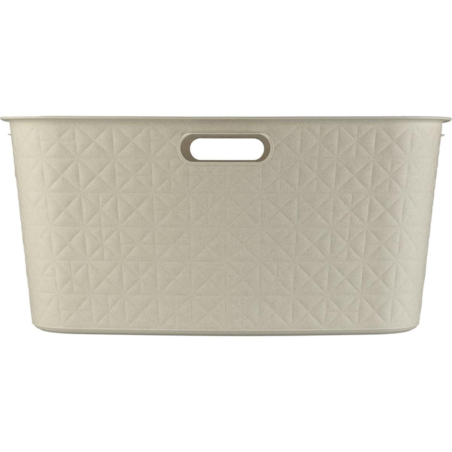 Curver softex wasmand 45l krijtwit