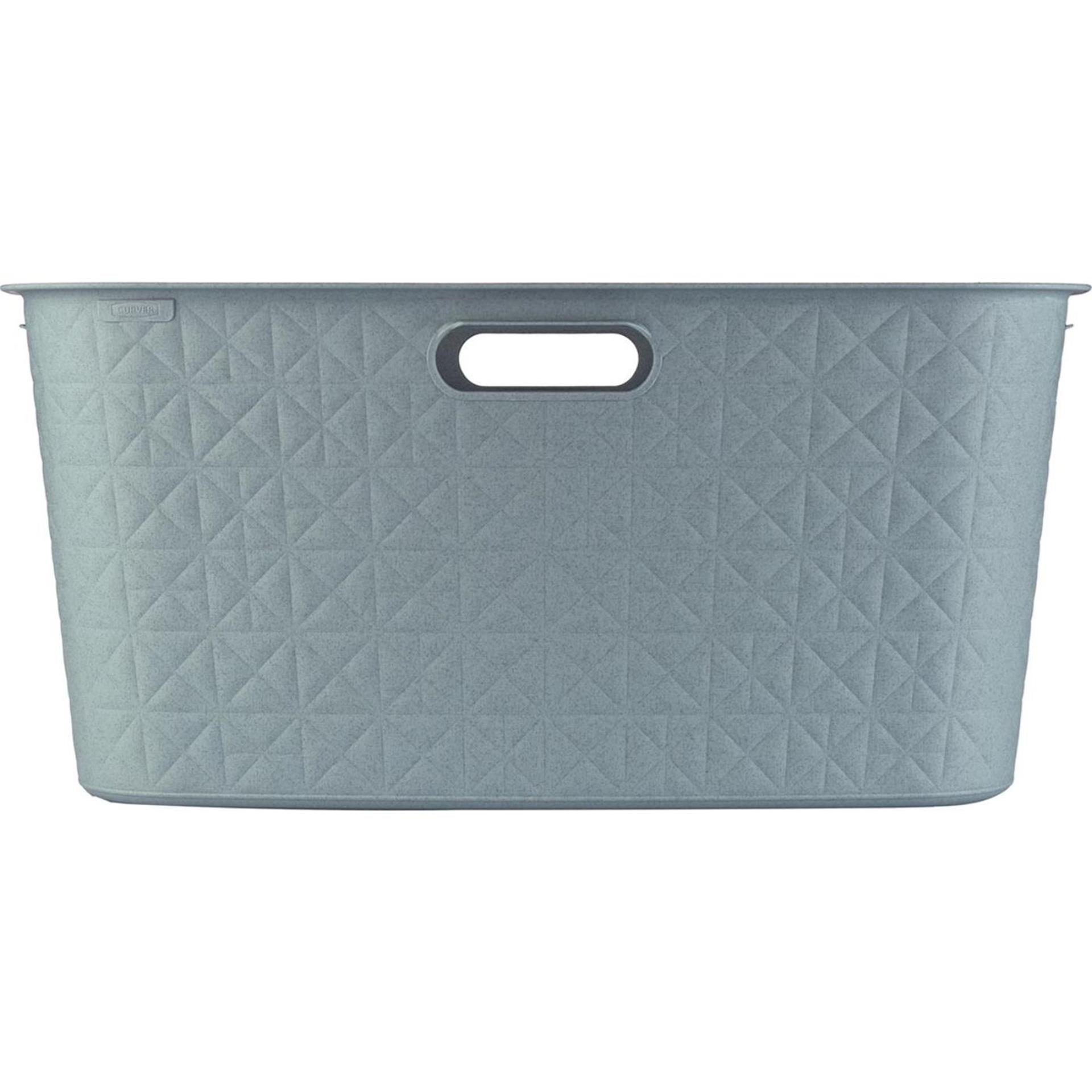 Curver softex wasmand 45l blauwgroen