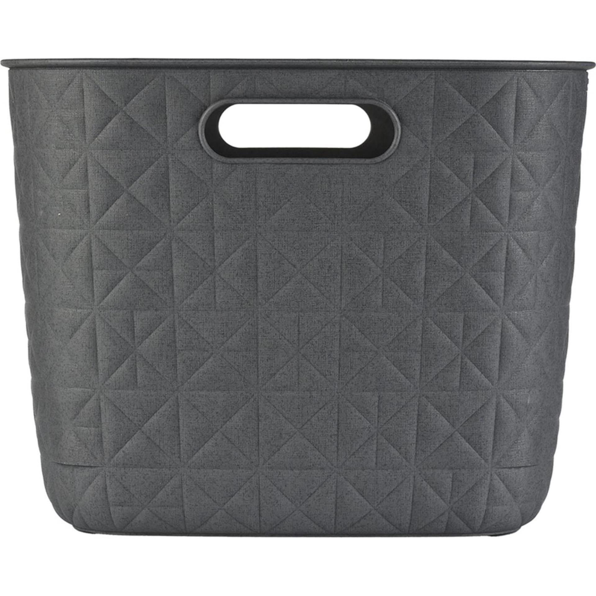 Curver softex opbergmand groot 19l antraciet