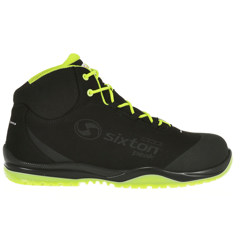 Sixton peak cuban hoog 91370-00 s3 | zwart geel | maat 36 - 8052086524149