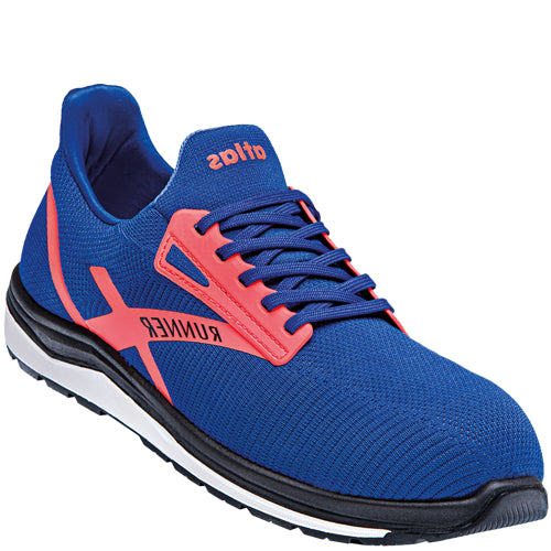 Atlas werkschoen runner 45 s1p | neon blauw | maat 47 - 4043692434421