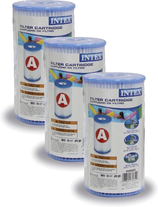 Intex 29003 drievoudige filterpatroon a 3 stuks