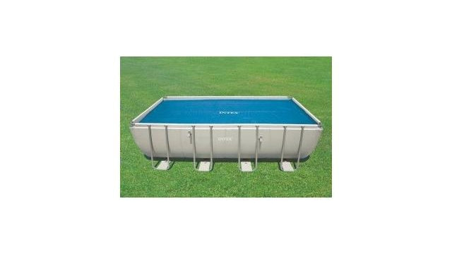 Intex 29027 zonnezeil afdekzeil voor zwembaden 732x366 cm