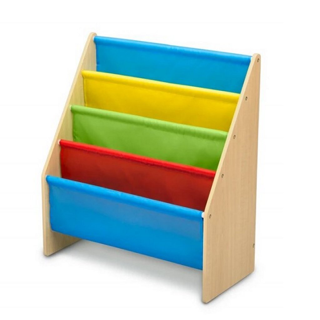 Delta kinderen tb84452gn houten boekenrek veelkleurig