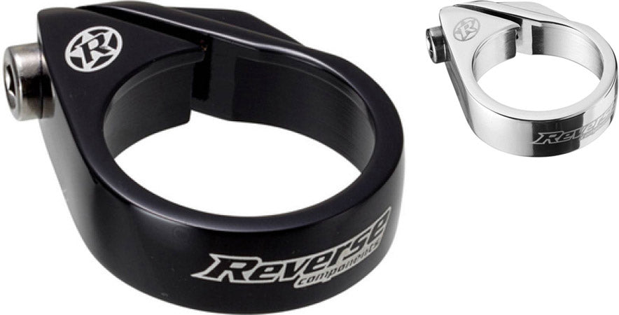 Reverse components 34,9mm saddle clamp | silver