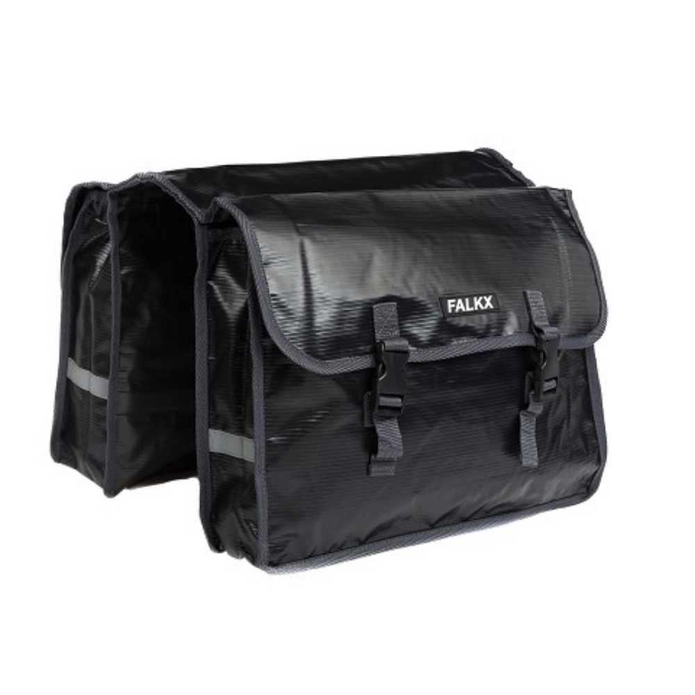 Falkx black bull tas bisonyl zwart dubbel 24l