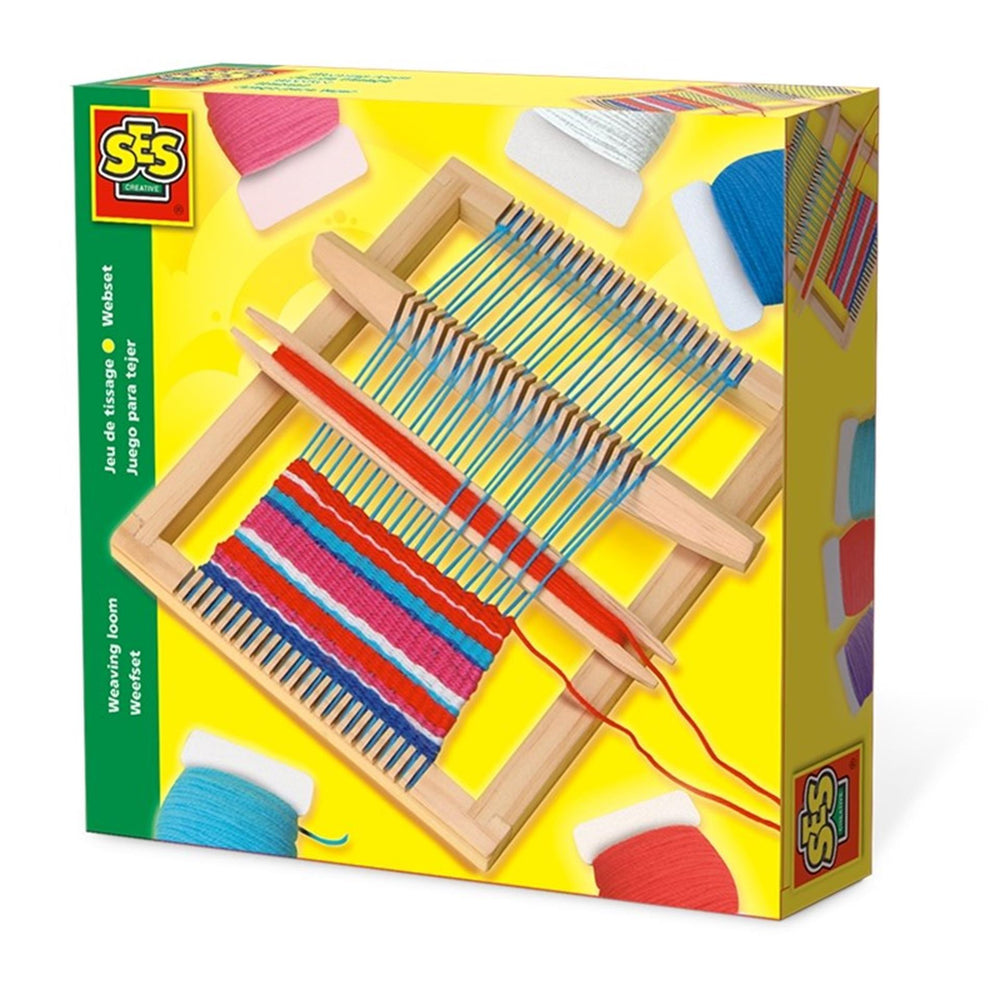 Ses weefset hobbyset met weefraam en garen
