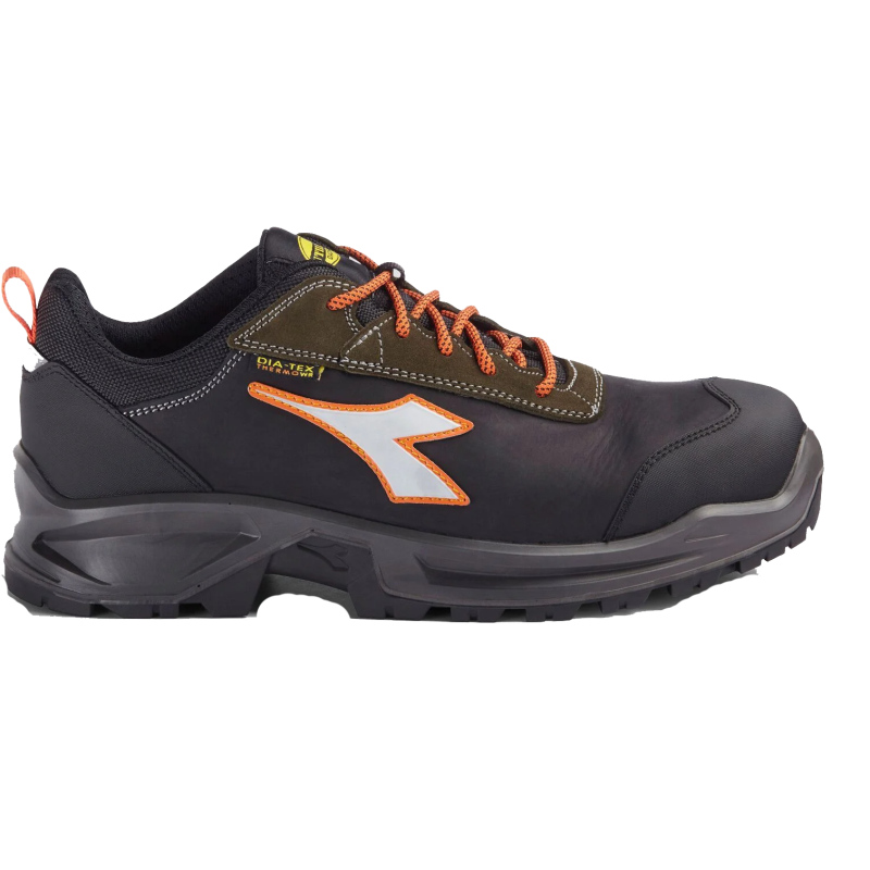 Diadora werkschoen sport diatex 181121 laag s3 | zwart groen | maat 35 - 8032521550070