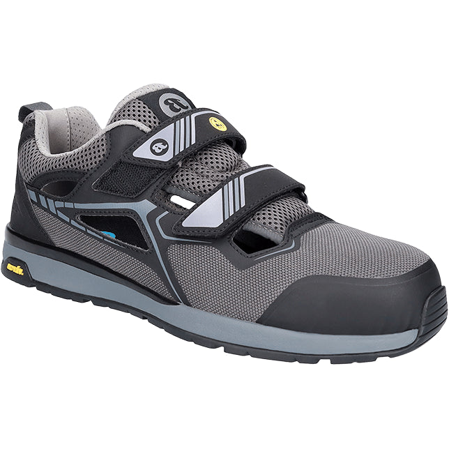 Bata open laag sandaal s1p | grijs | maat 41 - 8712843707634
