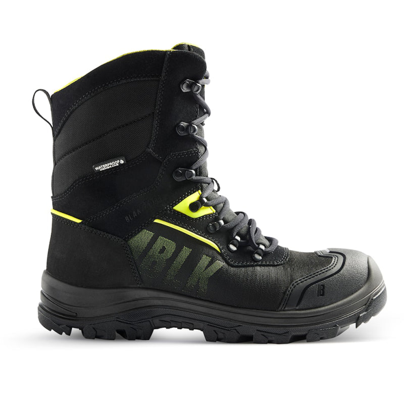 Blåkläder storm winterlaars s3 2490 | zwart high vis geel | maat 47 - 7330509932308