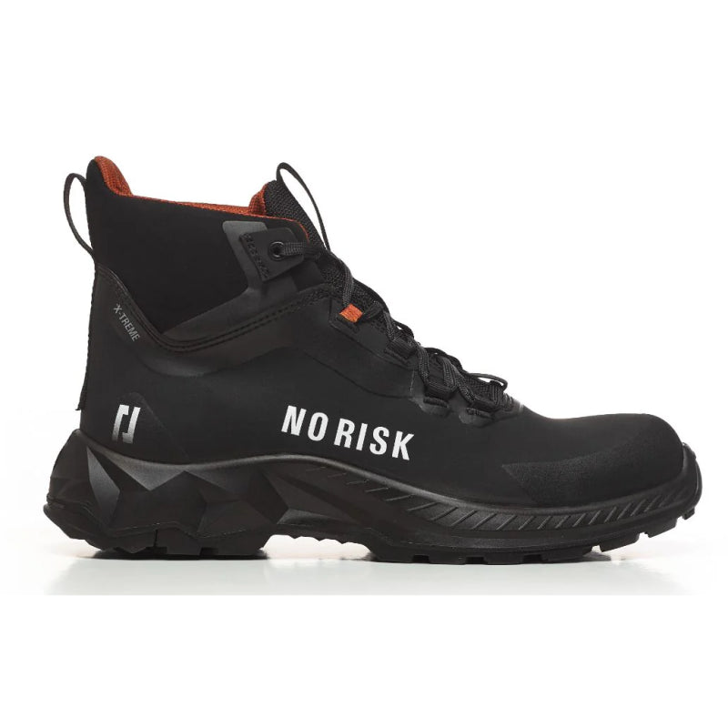No risk x-treme mid black 1057.00 s3 | zwart | maat 41 - 5607421119417