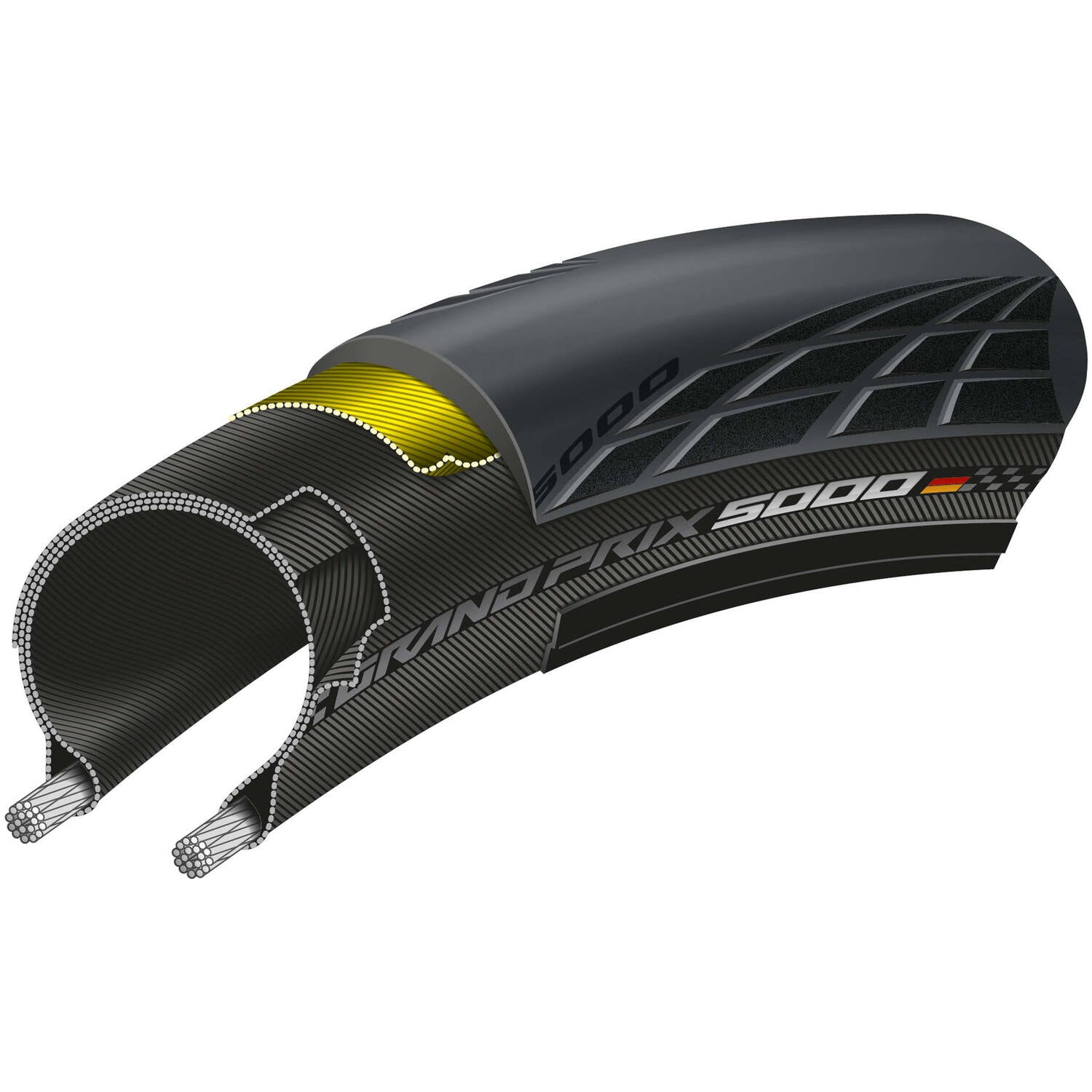Continental Grand Prix Racefietsband 700X32C Zwart