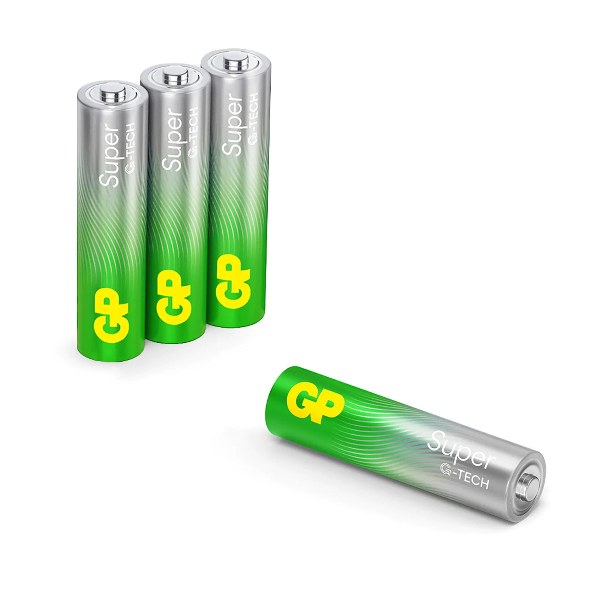 GP Superalkaline AAA-batterijen 4PK