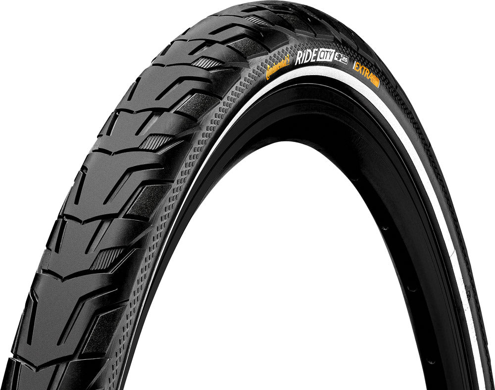 Continental buitenband ride city breaker 37-622 zwart reflectie