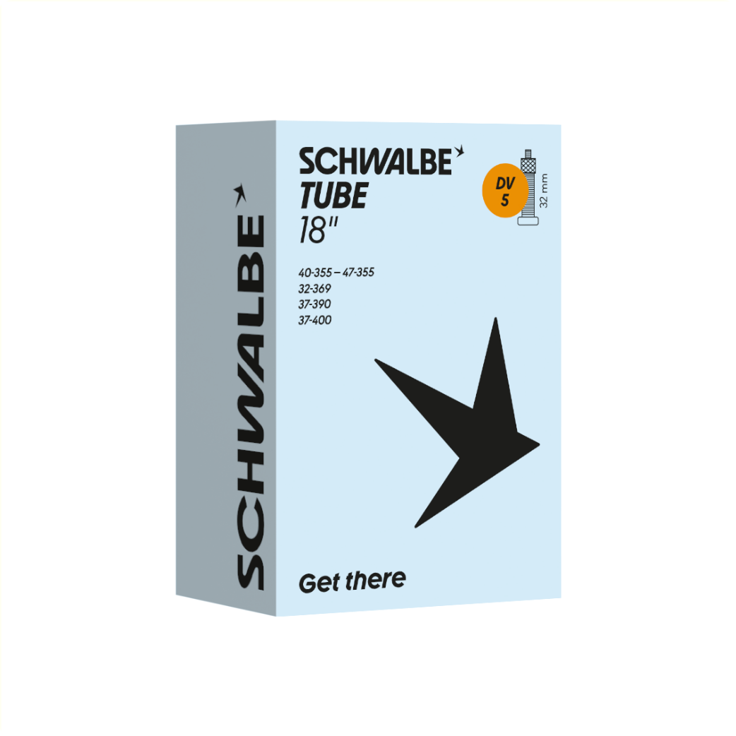Schwalbe benelux b.v. schwalbe binnenband dv5 18 32 47-355 400 hv 32mm
